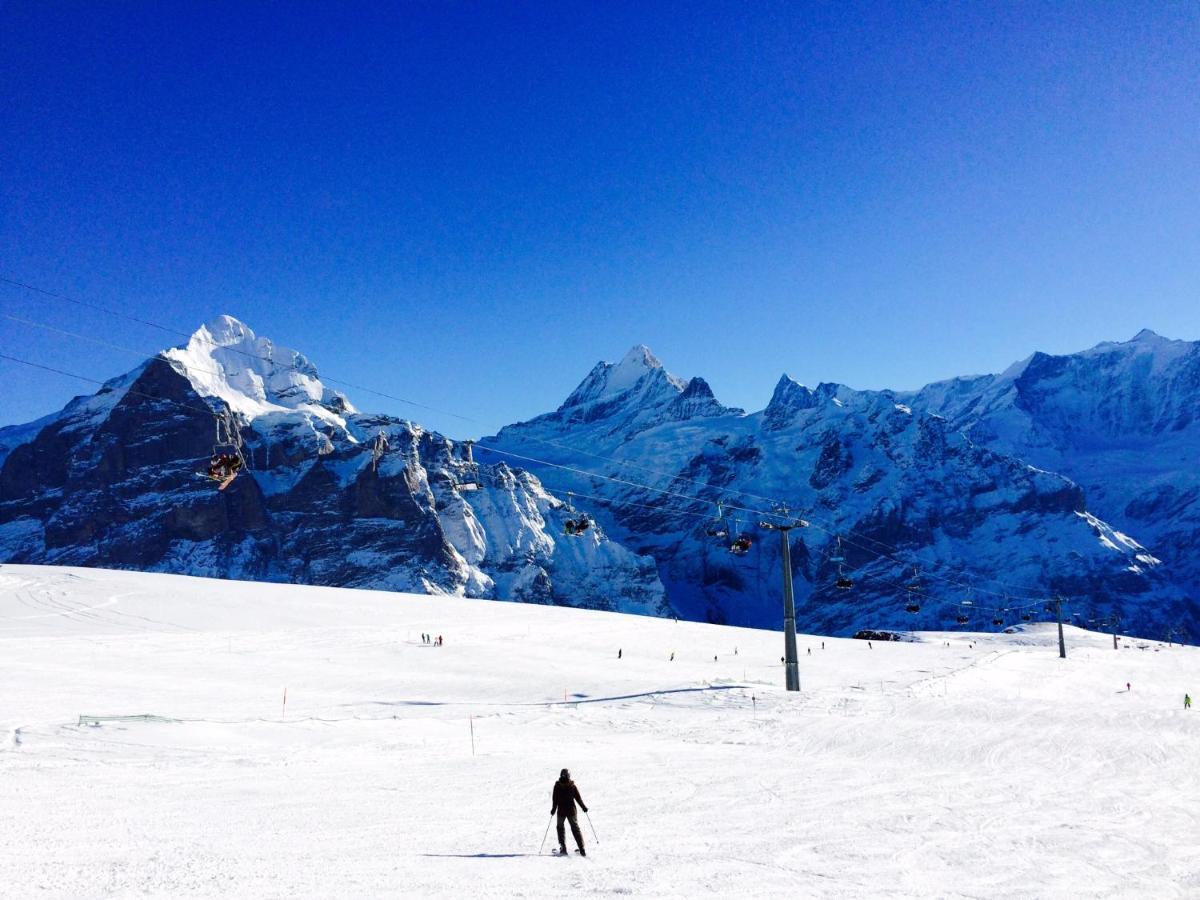 شقة Luxury, New - Amazing Views Grindelwald Eiger Jungfrau Moench المظهر الخارجي الصورة