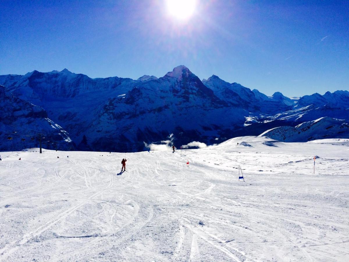 شقة Luxury, New - Amazing Views Grindelwald Eiger Jungfrau Moench المظهر الخارجي الصورة