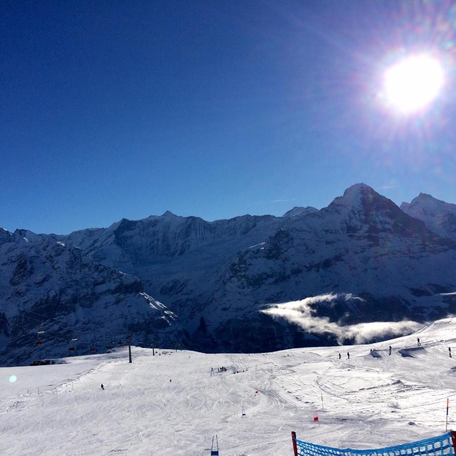 شقة Luxury, New - Amazing Views Grindelwald Eiger Jungfrau Moench المظهر الخارجي الصورة